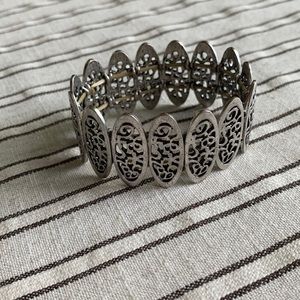 Silver-tone Expansion Bracelet